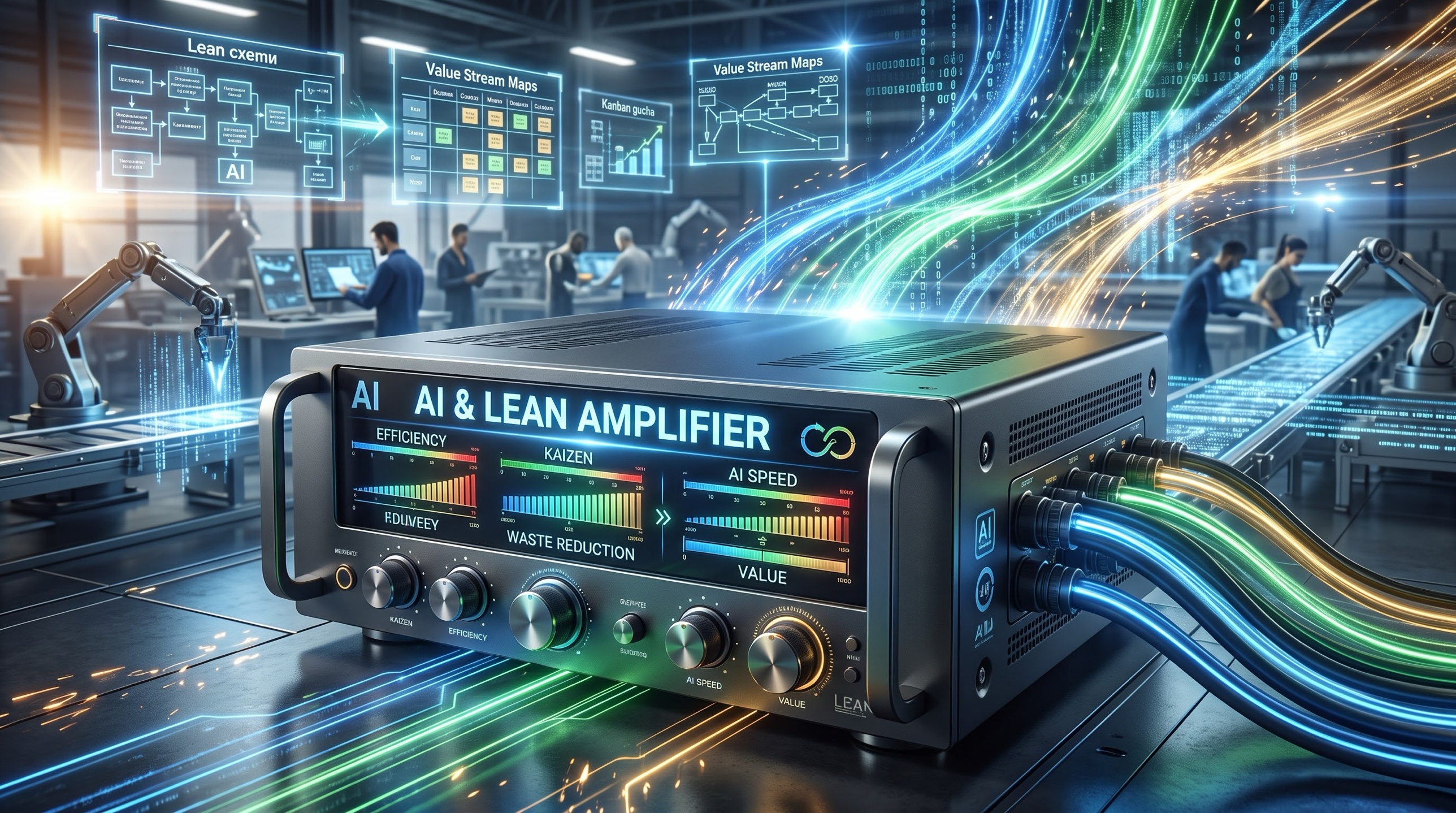AI и Lean Amplifier — интелигентни технологии в производствената среда