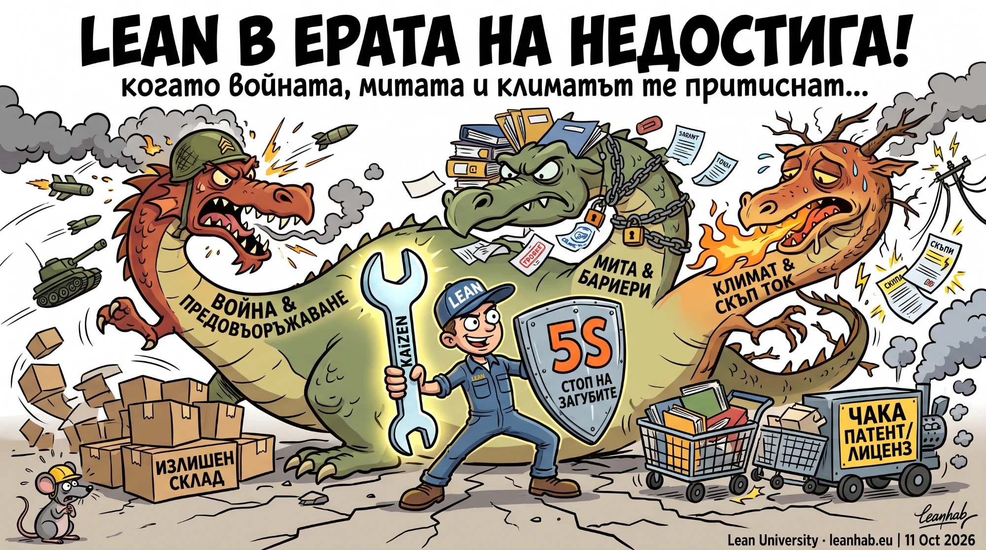 Война и превъоръжаване, климат и енергия, мита и търговски бариери — три кризи с един общ знаменател